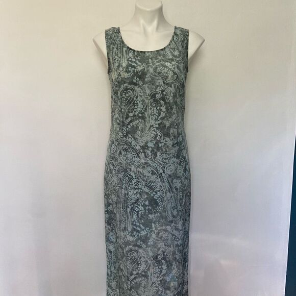 Dress Barn Y2K 90s batik midi dress - Picture 2 of 10